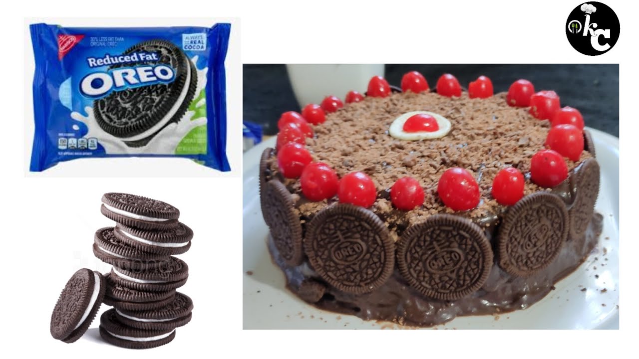 Fireless Cake with Oreo Biscuit | No Bake 2 Ingredients Oreo Cake Recipe