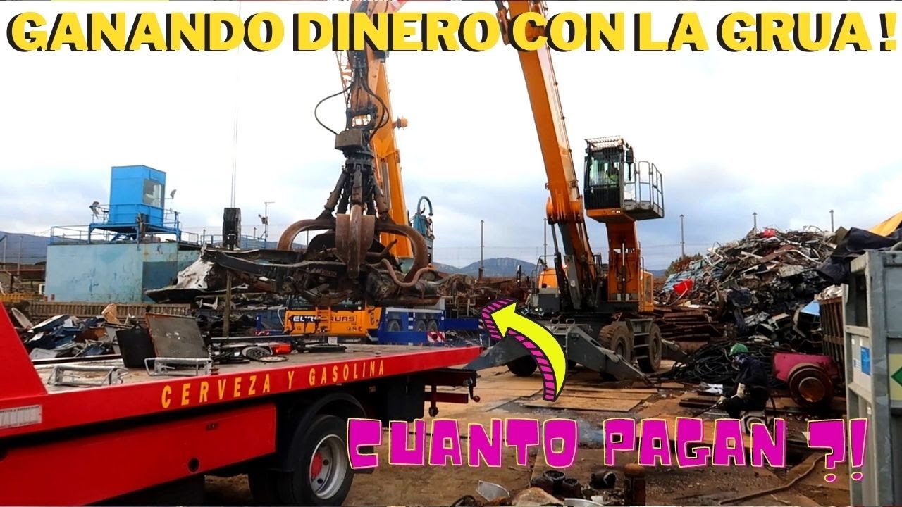 Cuanto puedo ganar con chatarra? Un día con la grúa abandonada.