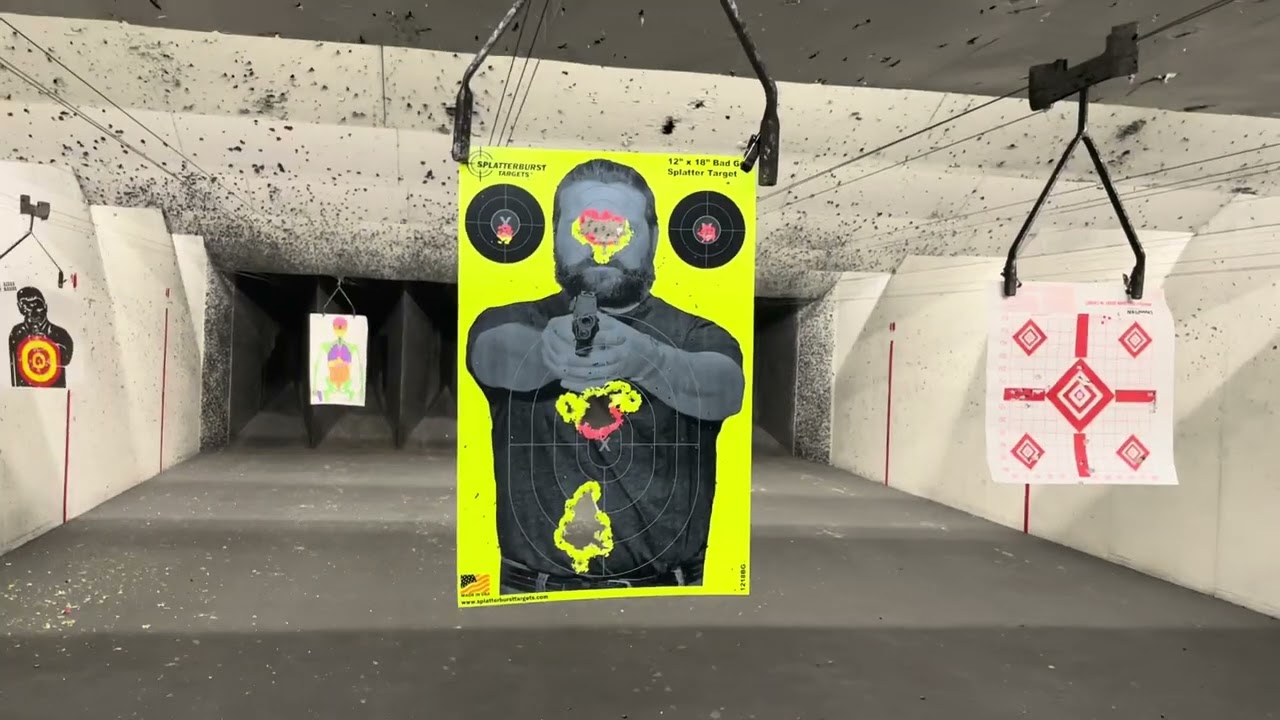 P365X 9mm shot group 100ft out (not too bad imo)
