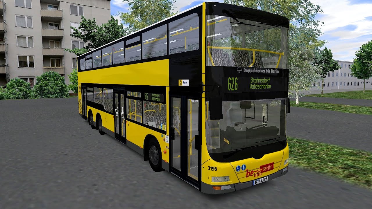 Omsi 2 Addon Berlin X10 - Route 626 Waildschanke - Heinersdorfer Weg/Reha (PC)