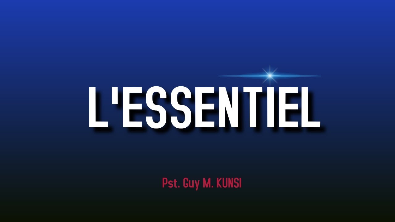 L'ESSENTIEL | Past Guy M. KUNSI