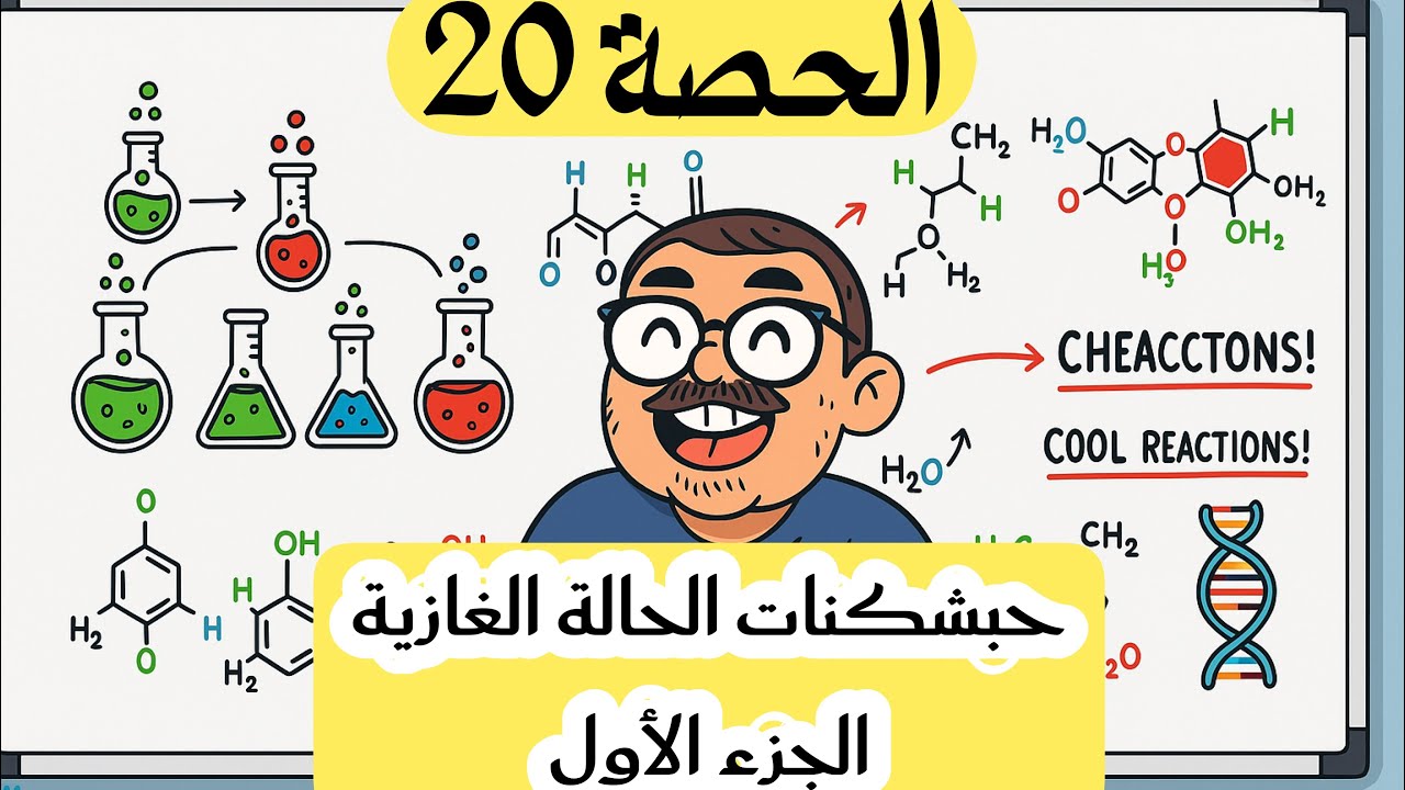 حل حبشتكنات درس الحالة الغازية 1 - كيمياء التوجيهي 2008