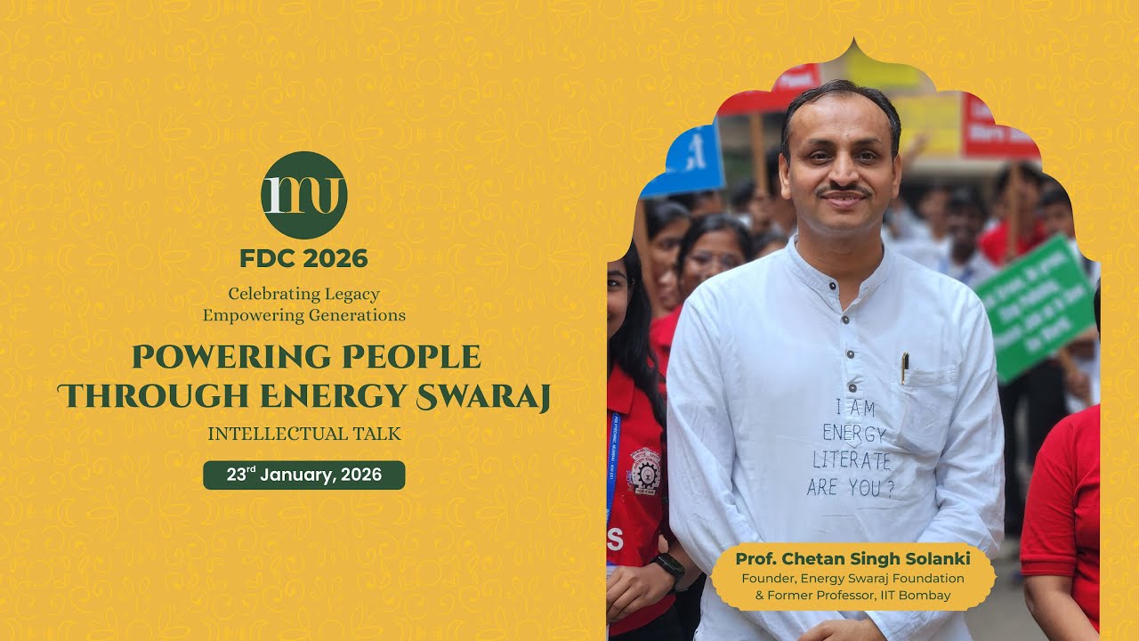 Intellectual  Talk By  Prof. Chetan Singh Solanki