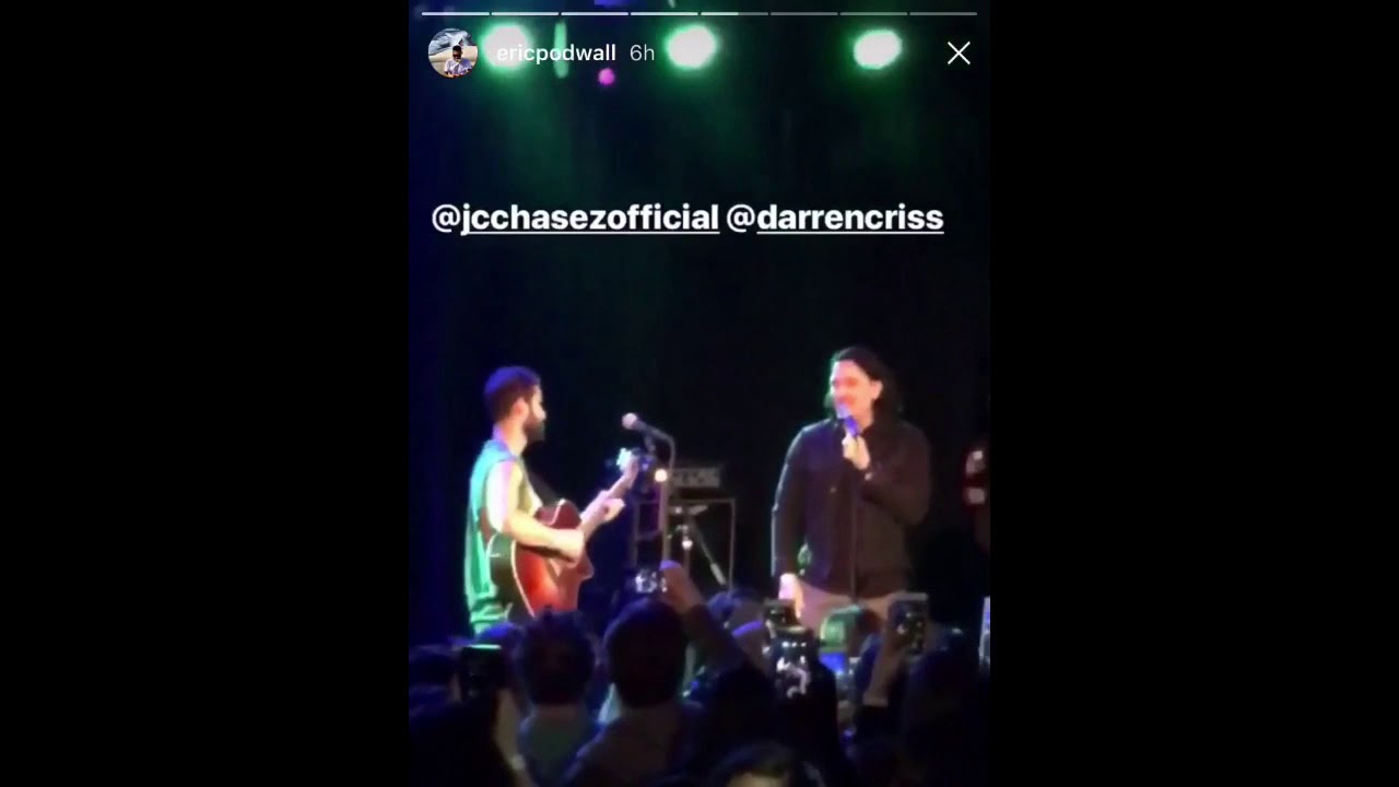 JC Chasez performing at Darren Criss St Pattys Day 90s Party