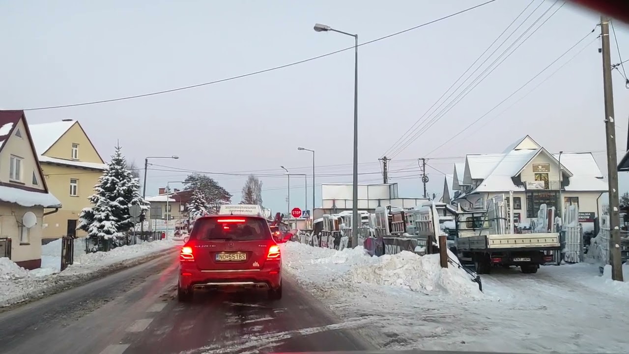 Przejazd DW962 Lipnica Wielka - Jabłonka - DK7 - Chyżne