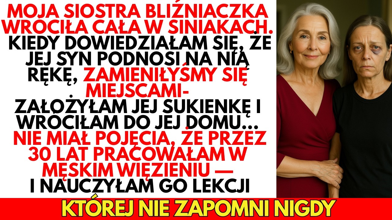 Zamieniłam się z POBITA bliźniaczką&mdash;ale jej syn nie wiedział,że mam 30 lat więziennego doświadczenia