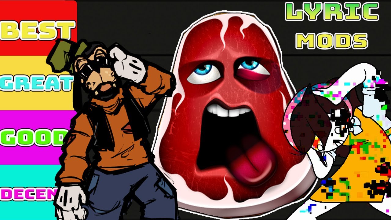 Ranking Fnf Mods With Lyrics From Best to Worst Part 4 (Lyric Mods)