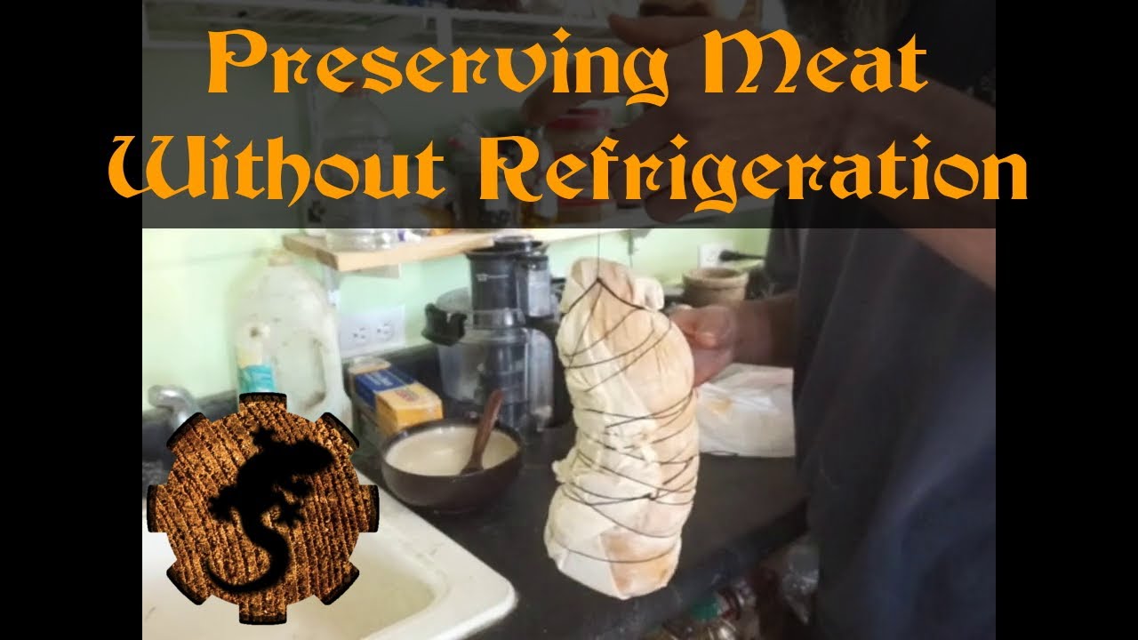 Preserving or curing Meat Without Refrigeration at home