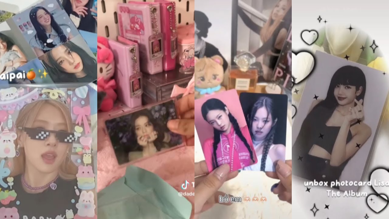 ₊˚✧꒰ Tổng hợp unboxing card BLACKPINK siu xing đệp | cre : TIKTOK | ꒱₊˚✧
