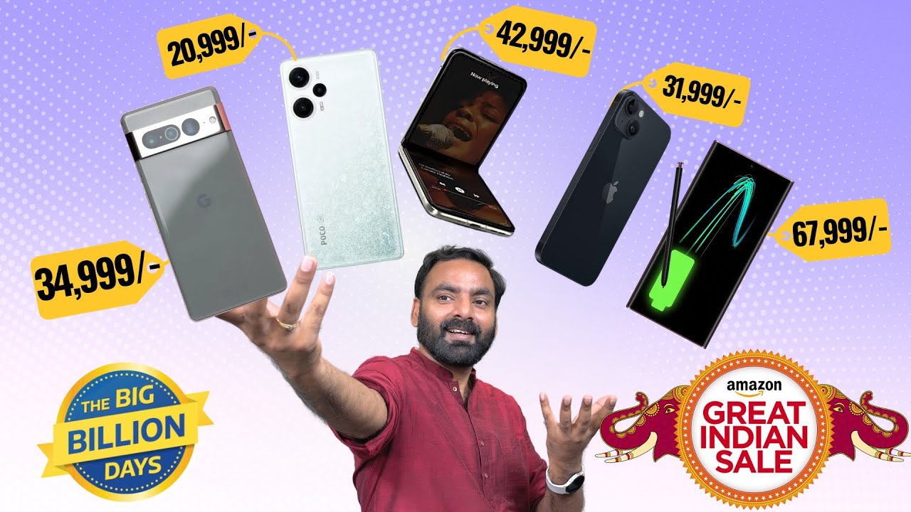 Best Smartphone Deals for Flipkart Big Billion Day & Amazon great Indian Sale 2023 | English