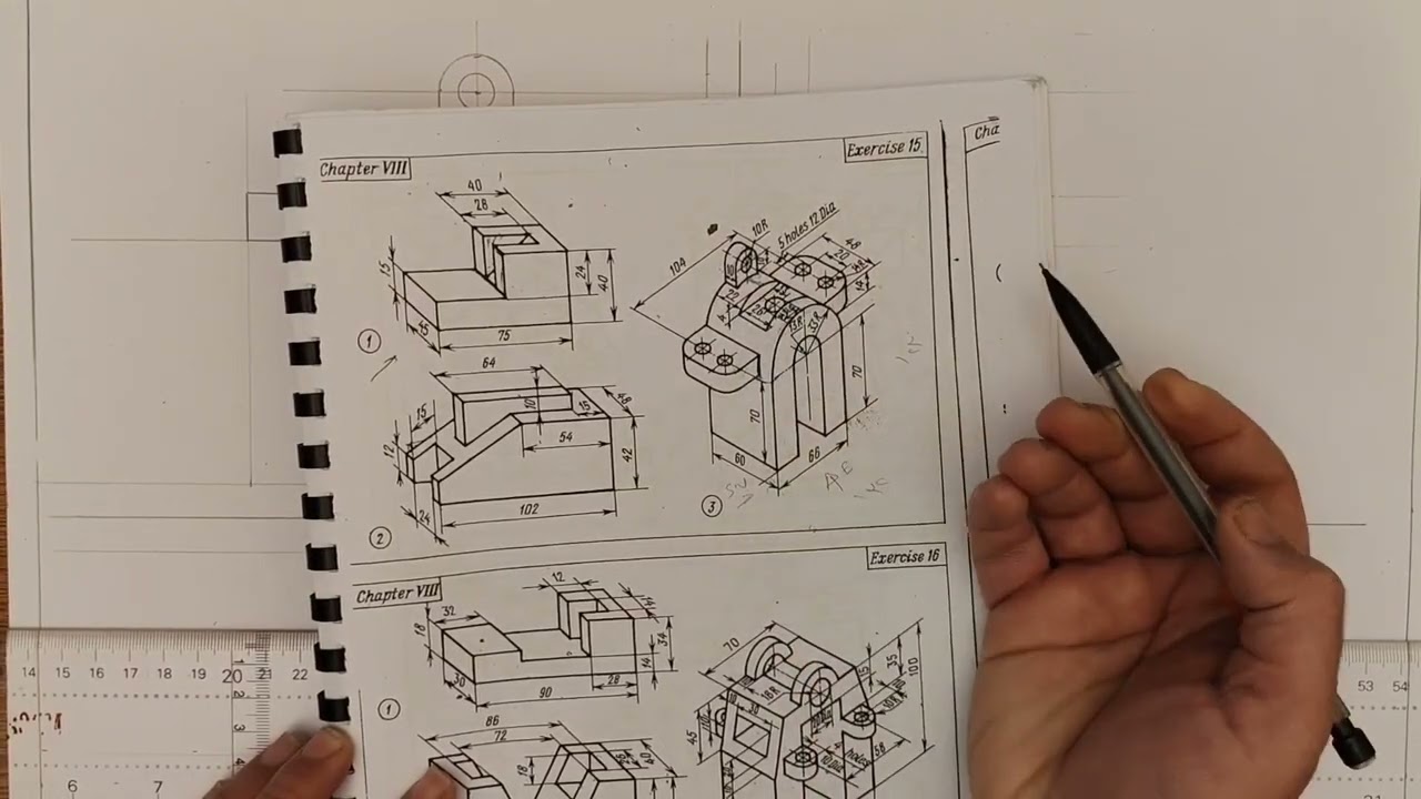 استنتاج المساقط الثلاثه شكل (22 ) 