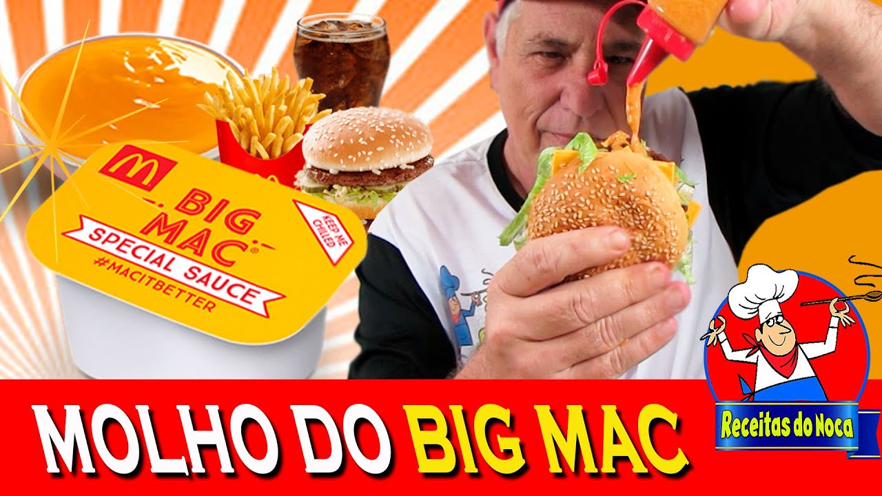 BIGMAC MOLHO ESPECIAL DO MCDONALDS🍔🍟Prepare a RECEITA SECRETA do Big Mac