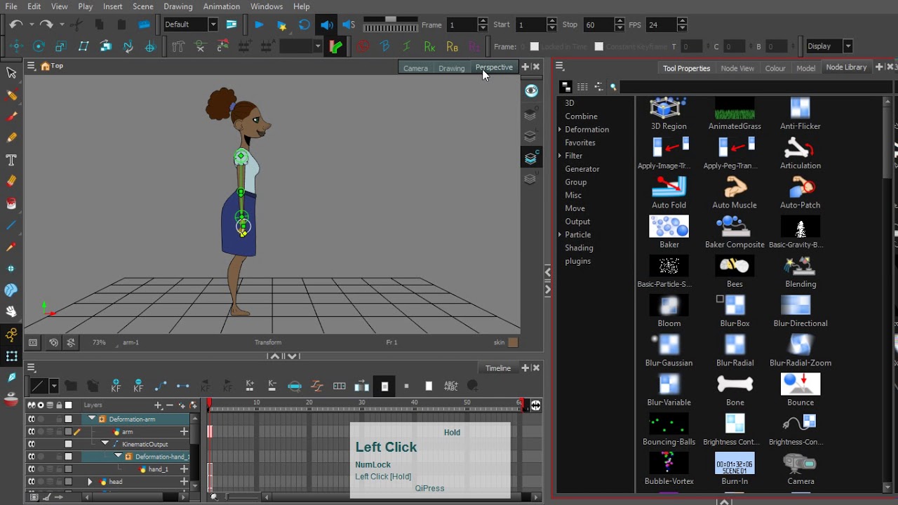 Toon Boom Harmony Rigging: Deformation