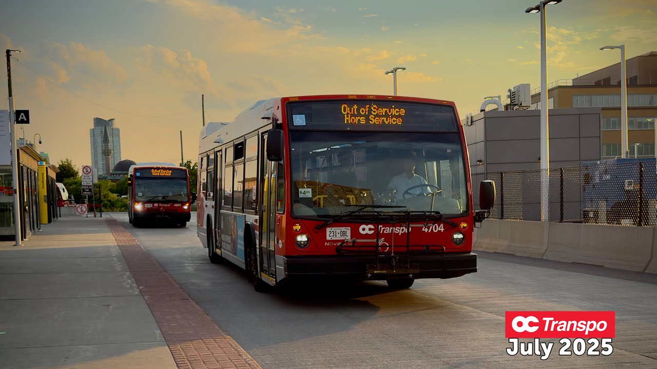 Transit in Ottawa Part 3 — July 2025 | #octranspo 