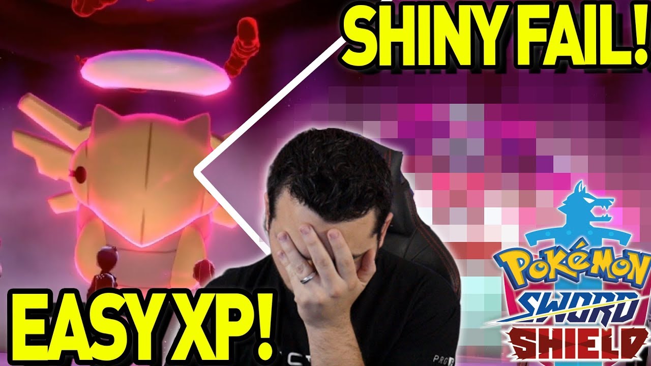 EASY XP and LV100 Tip! SHINY GMAX FAIL and More! Max Raid Monday in Pokemon Sword and Shield!
