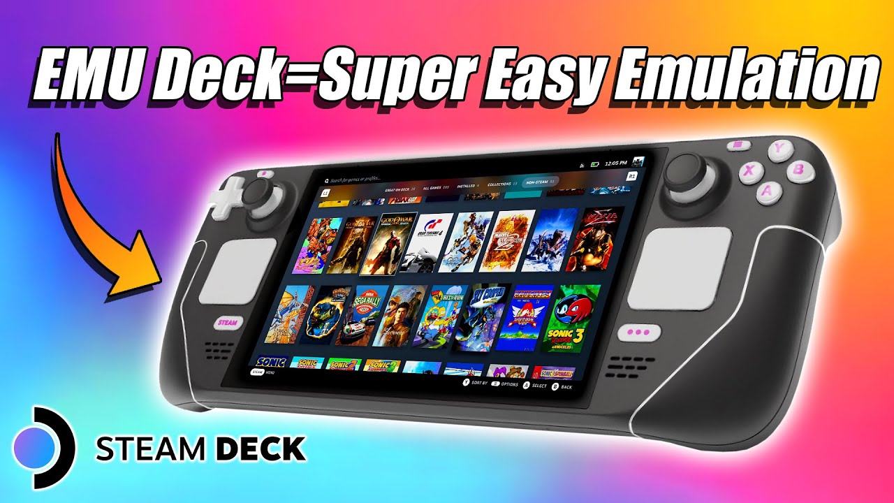 Emulation On The Steam Deck Just Got A Lot Easier! EMU Deck Set-Up Guide!