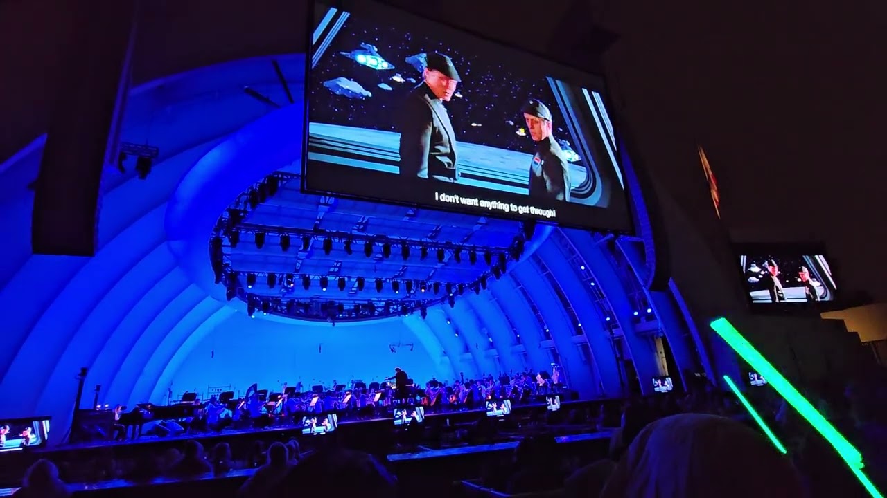 Return of the Jedi live Hollywood Bowl front row