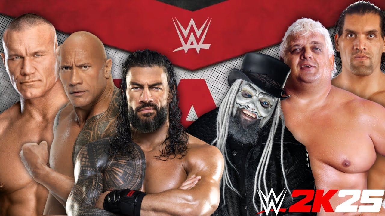 Roman Reigns, Randy Orton & The Rock vs Uncle Howdy, Great Khali & Dusty Rhodes 😱 | WWE 2K25 4K