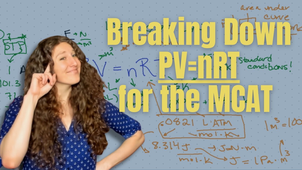 MCAT General Chemistry: Understanding Ideal Gas Law (PV=nRT)
