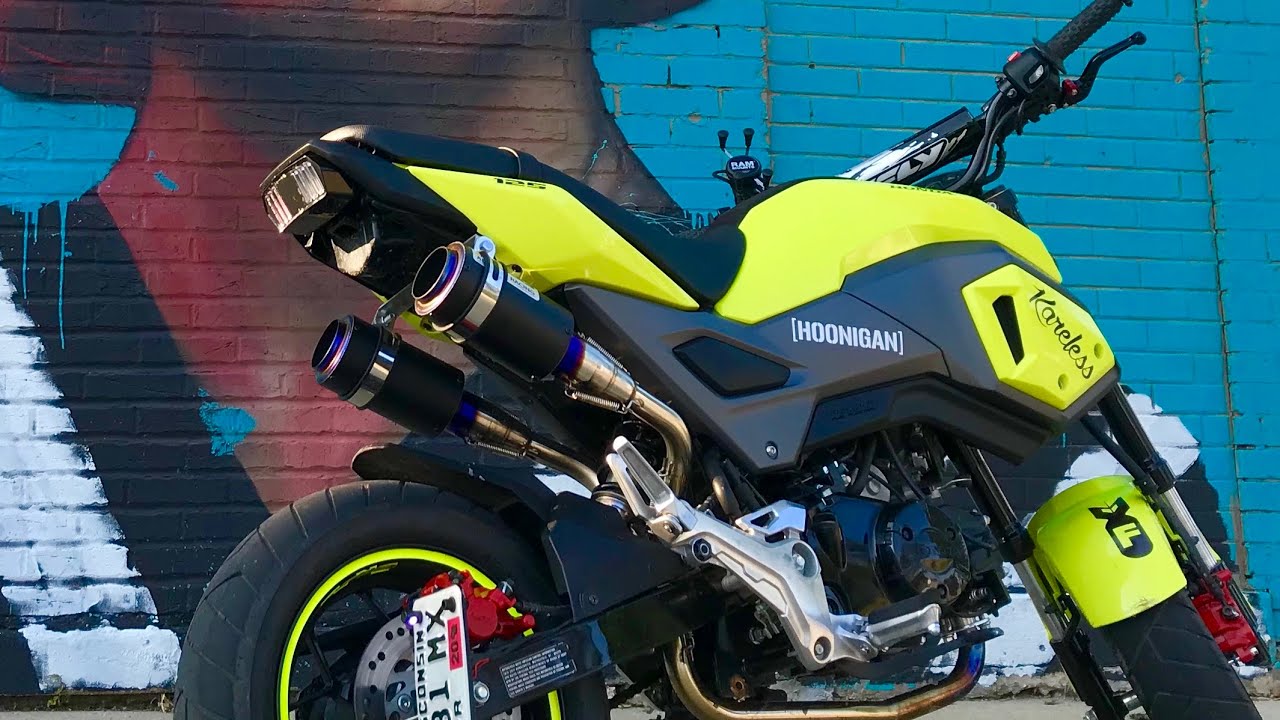 So Loud!! Aodonly Racing Dual Exhaust for the GROM!