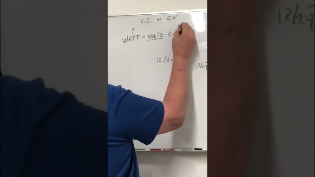 What's the difference between constant voltage and constant current?