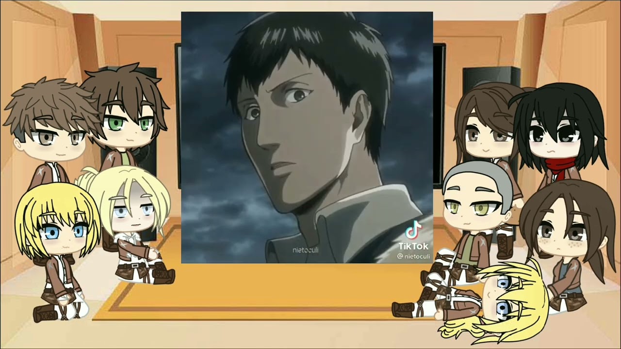Past aot react to the future (part 5/? Jean, Bertholdt and Reiner)
