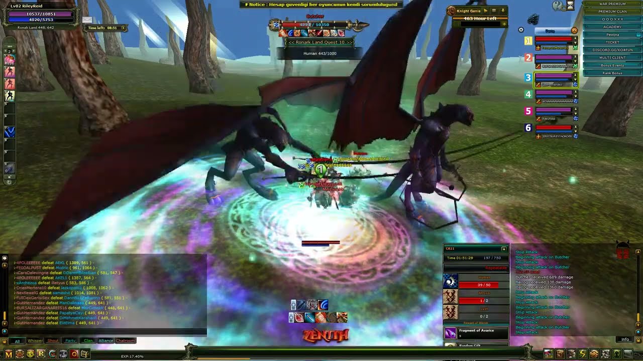 KNIGHT ONLINE KO4FUN ZENITH 2. ACADEMY SERİSİ 1. B&Ouml;L&Uuml;M