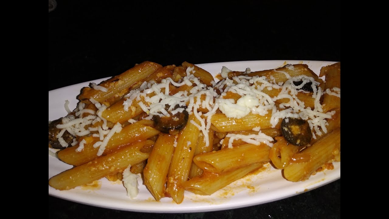 How to make Red Sauce Pasta at Home | Delicious Snacks | Red Penne Pasta | Macarrão