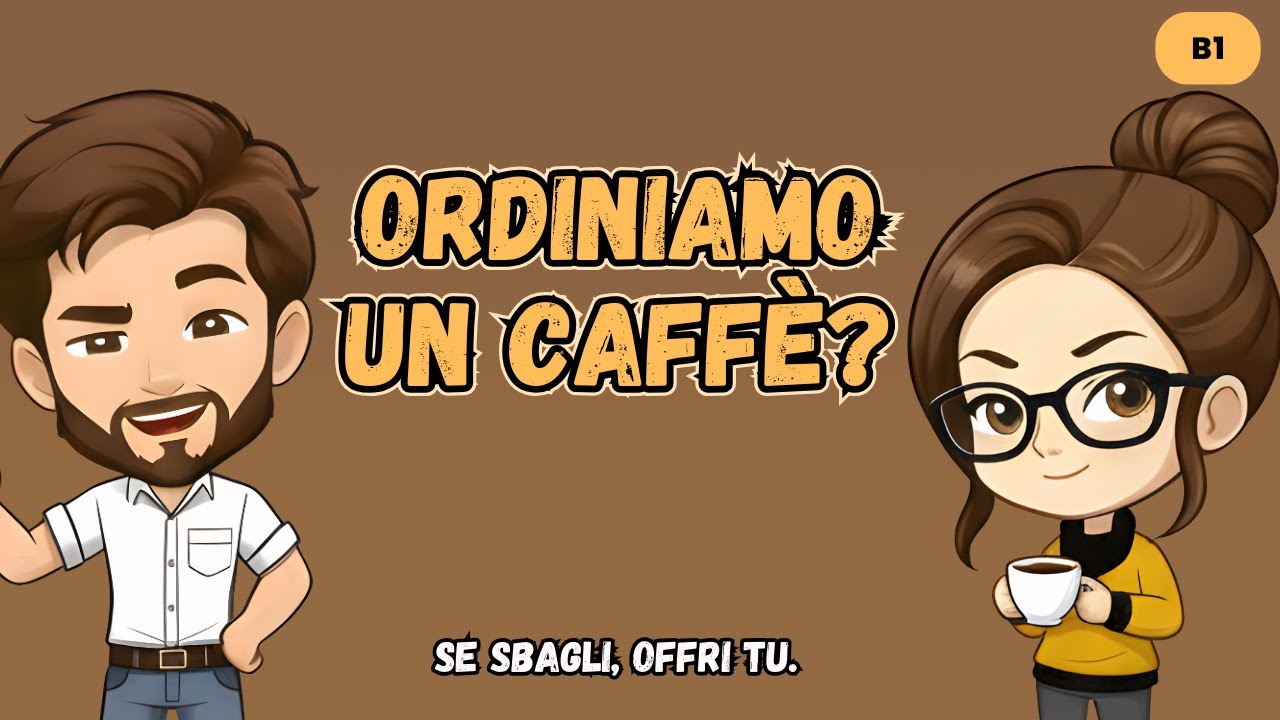 Ordering Coffee in Italy (Without Being Hated) | Practice Italian (B1) ☕️