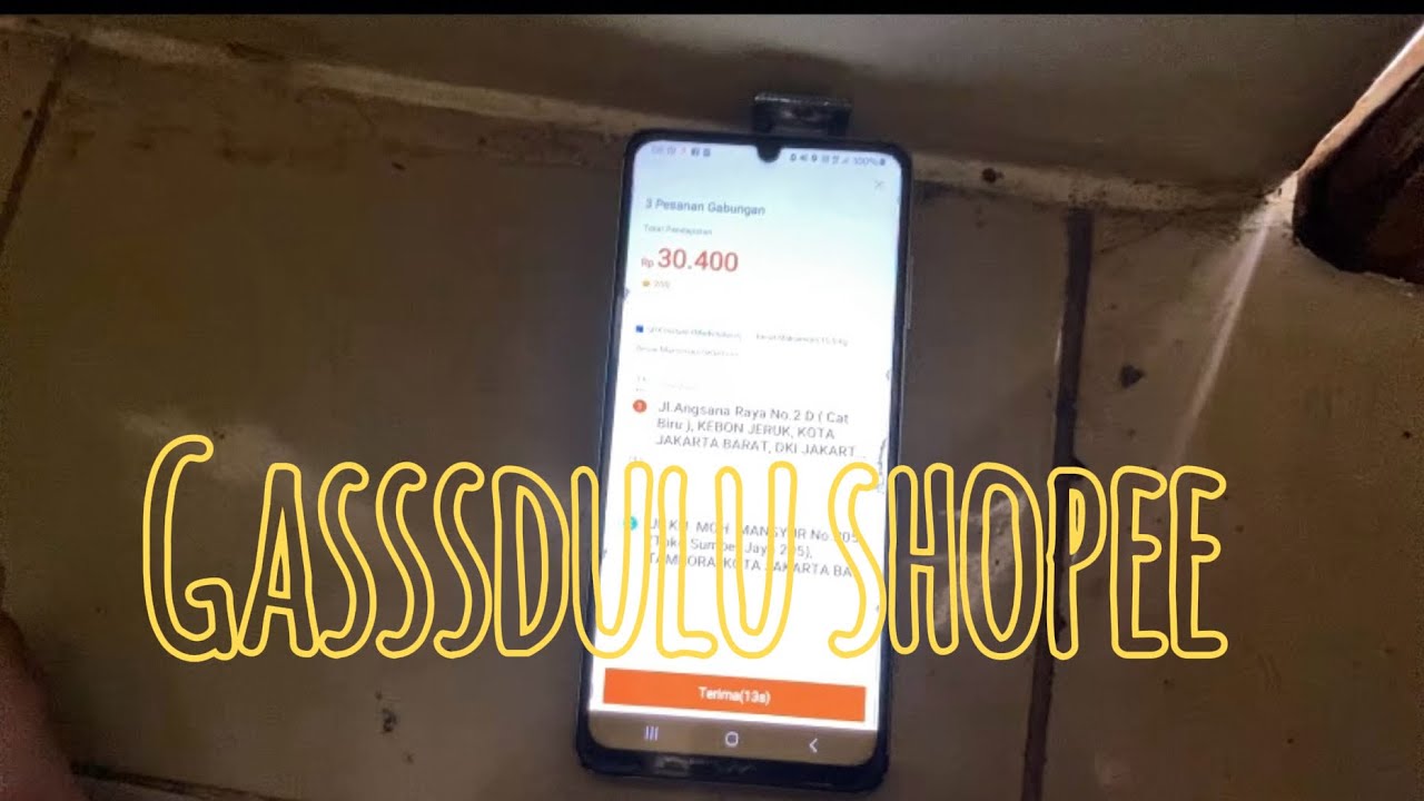 Ini cara iket barang shope di motor ya