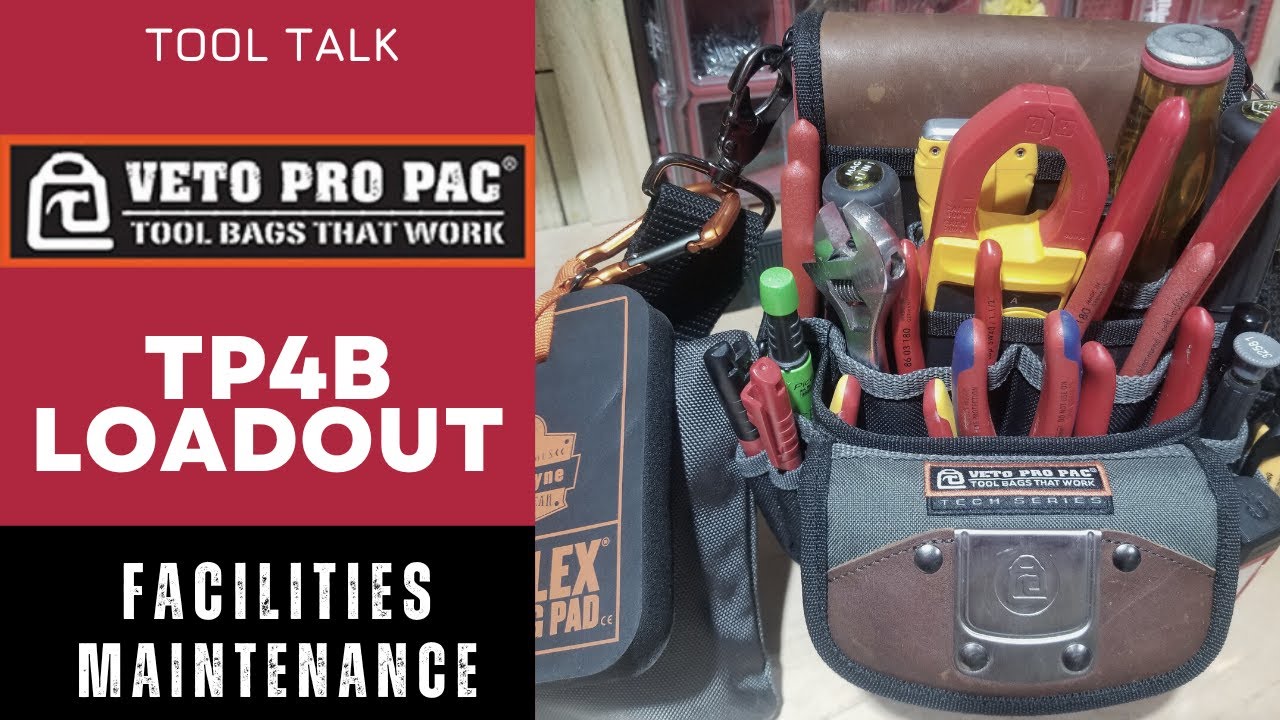 Veto Pro TP4B Loadout - Facilities Maintenance Toolbag Tour