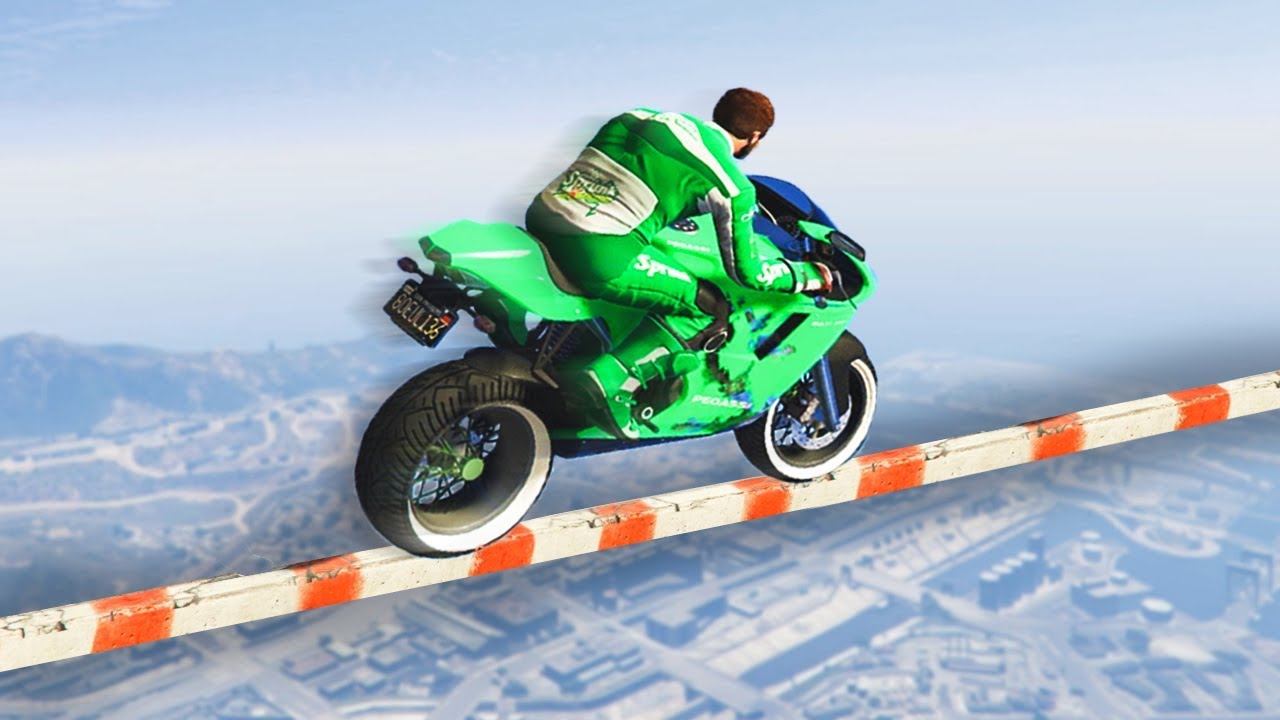 WORLDS MOST IMPOSSIBLE TIGHTROPE! (GTA 5 Funny Moments)