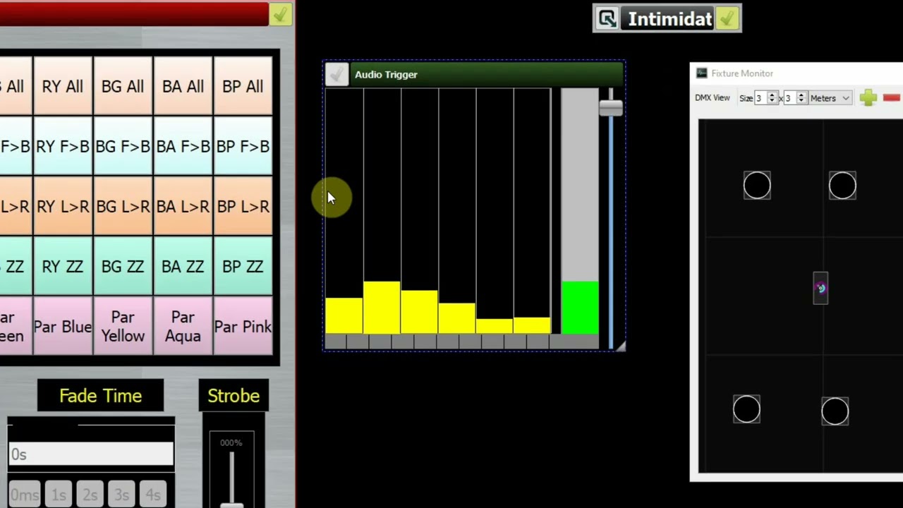 The Audio Trigger Widget in QLC+