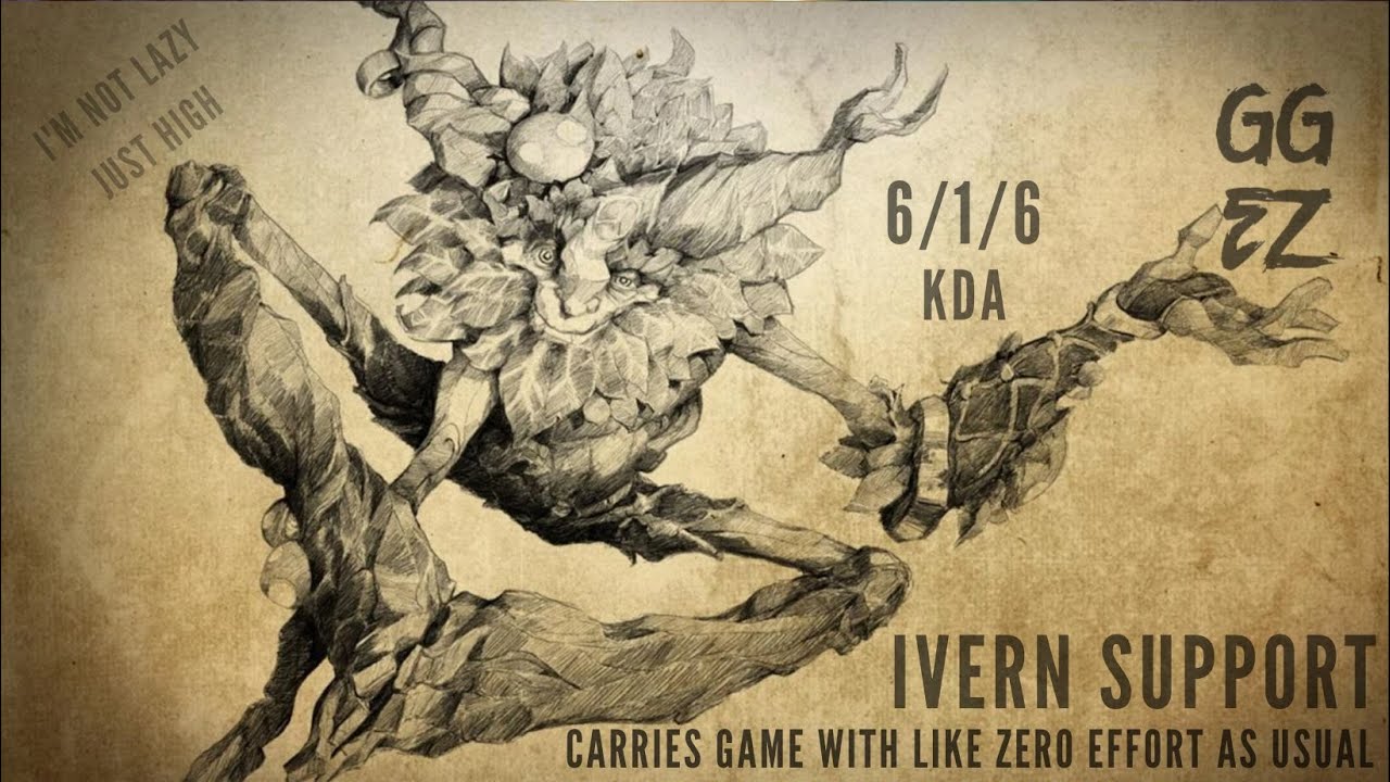 Ivern VS Neeko / Karma [SUP] Support Carry with Like Zero Effort | Easy Bot Lane AP Rune & Items