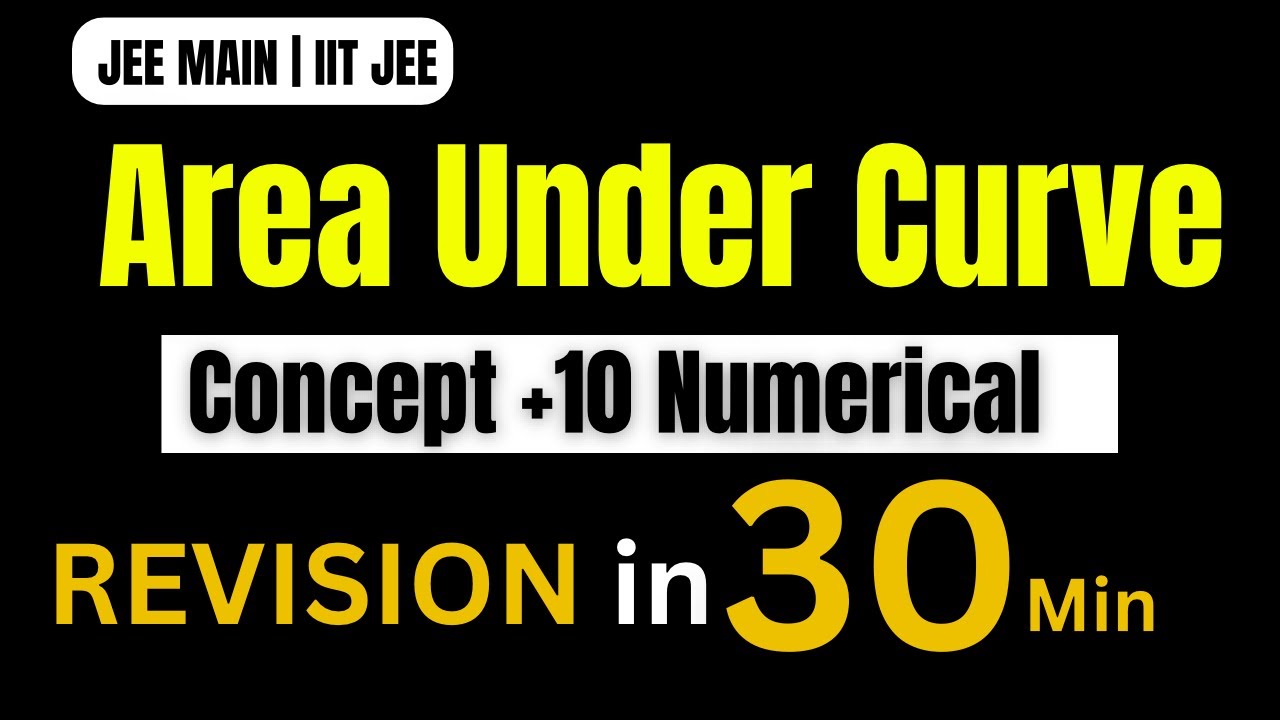 Lucky If You Got This!  AUC &ndash; Full Formulae & PYQs Revision in 30 Minutes 🔥 |  | #jee#eduniti