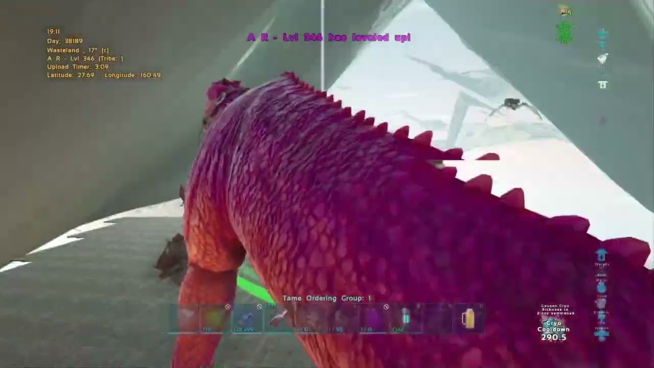 Ark smail traibs raid bese mesh 300+cryo / some pvp ps4