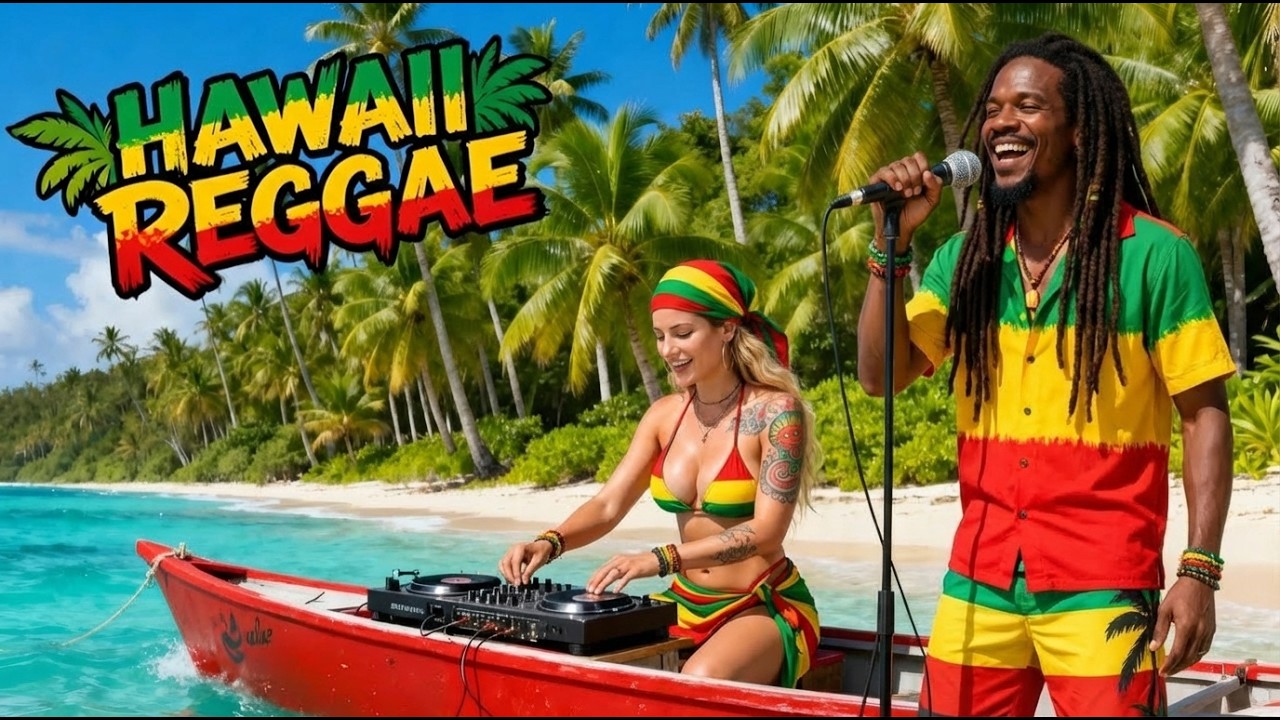 🌴 Aloha Paradise Reggae Journey – Smooth Hawaiian Island Grooves for Golden Hour Chill & Uplifting