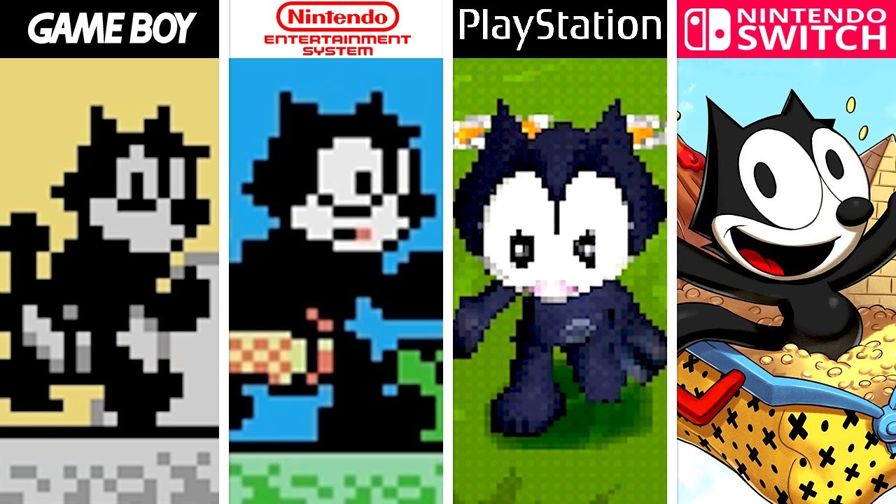 Эволюция игр про кота Феликса