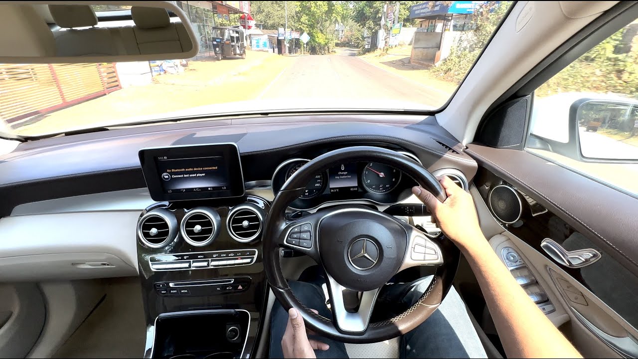 POV drive | Mercedes Benz | GLC220d | Luxury SUV | Kerala road | Jonnxoo