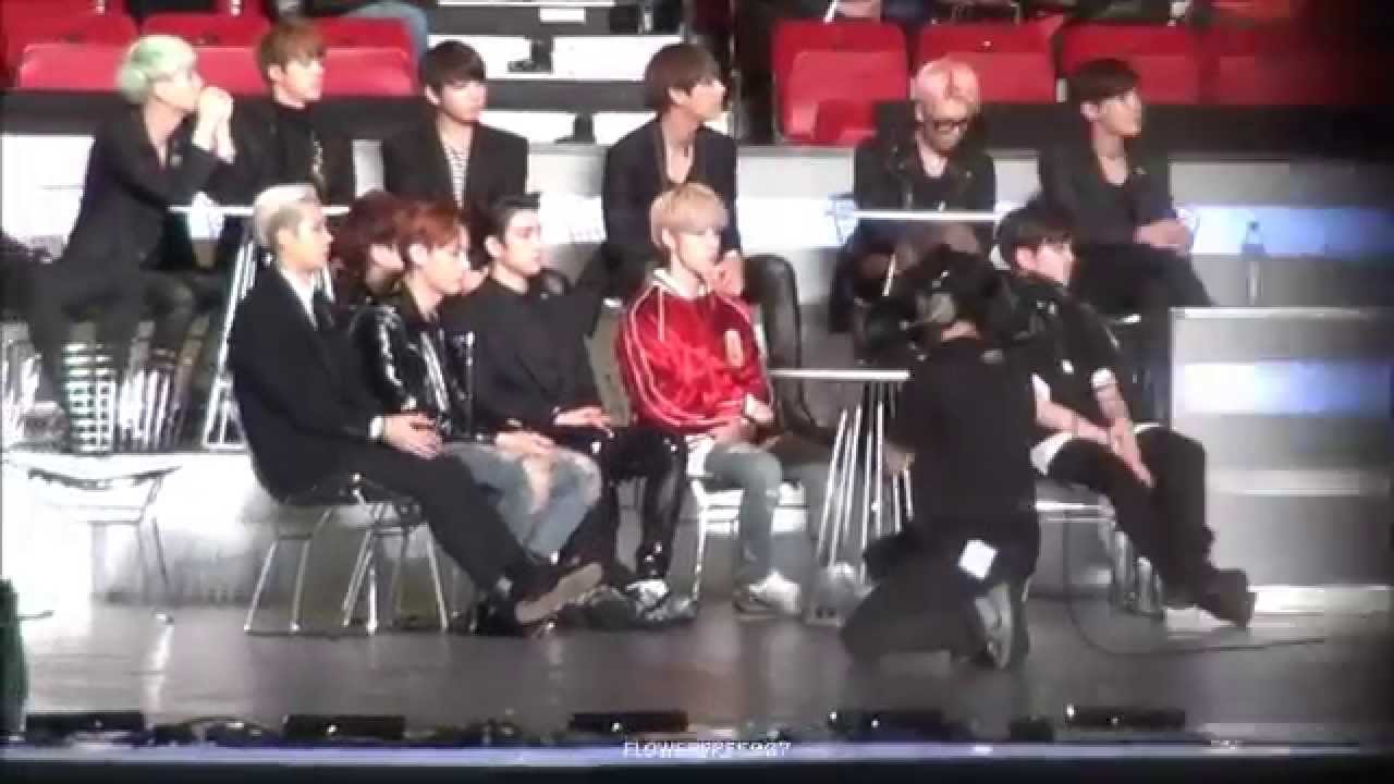 151202 MAMA - GOT7 reaction to Jolin Tsai performance