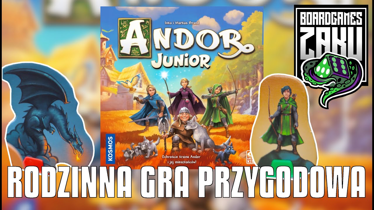 Andor Junior - Rodzinna gra przygodowa | Zasady | Pierwsze wrażenia