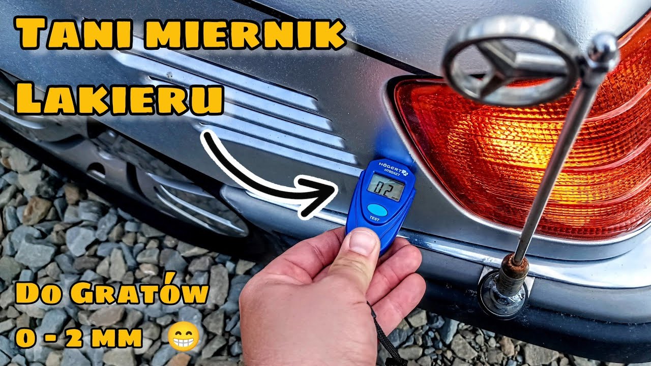 Tester lakieru HOGERT - tani, a dobry 👀 pokazuje do 2mm #gratem #motoQba HT8G427