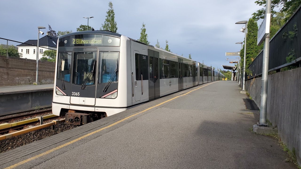 [5 TRAINS REROUTED] Subway Spotting Oslo Norway