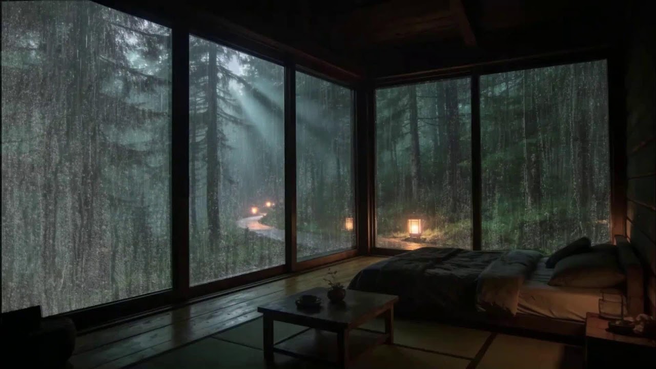 Rain Sounds in Forest for Sleeping 🌧 | Deep Tranquil Night for Restful Sleep & Stress Relief