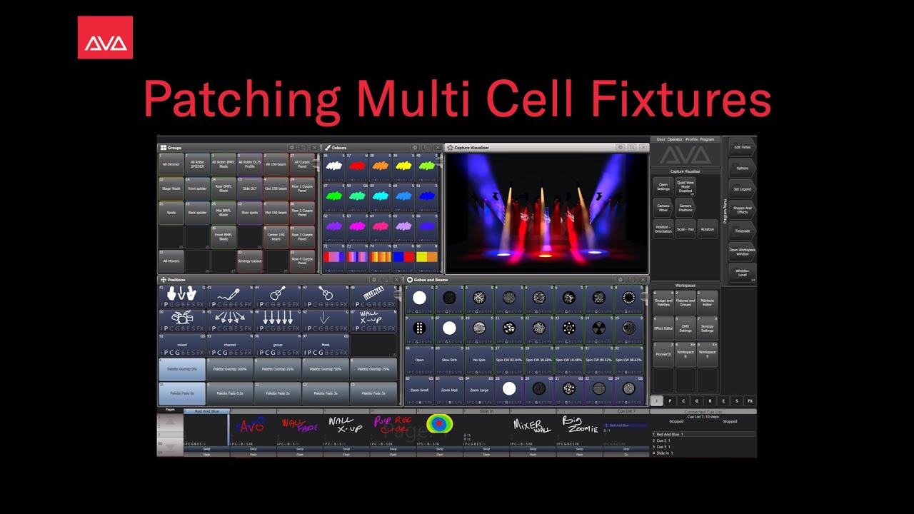 Patching Multi Cell Fixtures