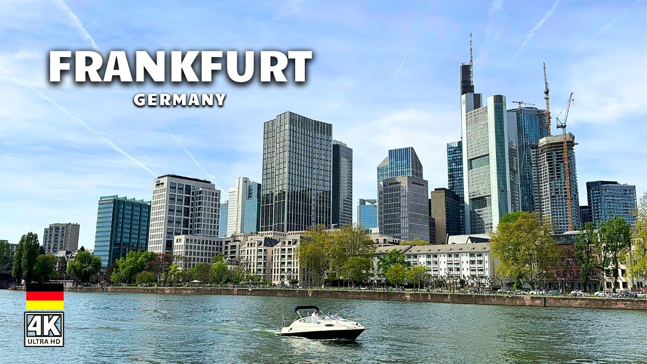 Frankfurt 4k Walking Tour | Explore the Heart of Germany in Stunning Ultra HD