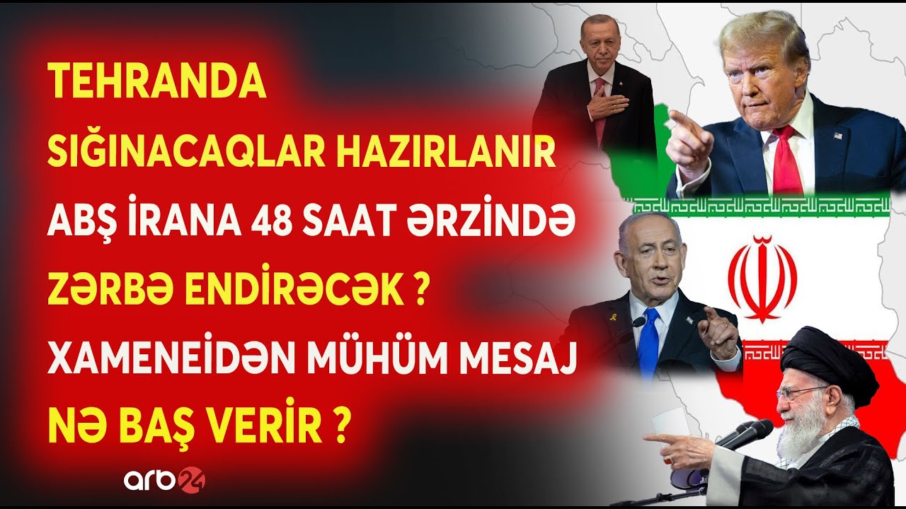 SON DƏQİQƏ! Tehranda SIĞINACAQLAR HAZIRLANIR! - ABŞ İrana ZƏRBƏ ENDİRƏCƏK? - Xameneidən MÜHÜM MESAJ