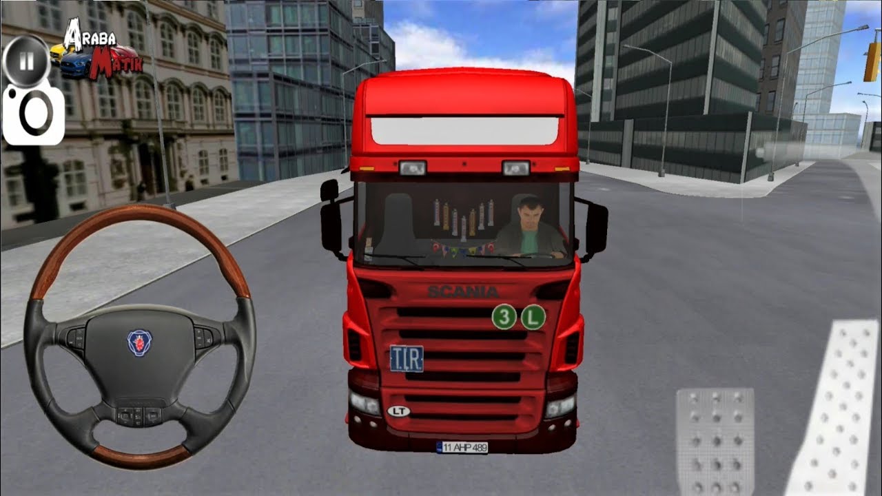 Gerçek Tır ( Scania ) Sürüş & Park Oyunu // Real Truck Driving Simulator Android Gameplay FHD