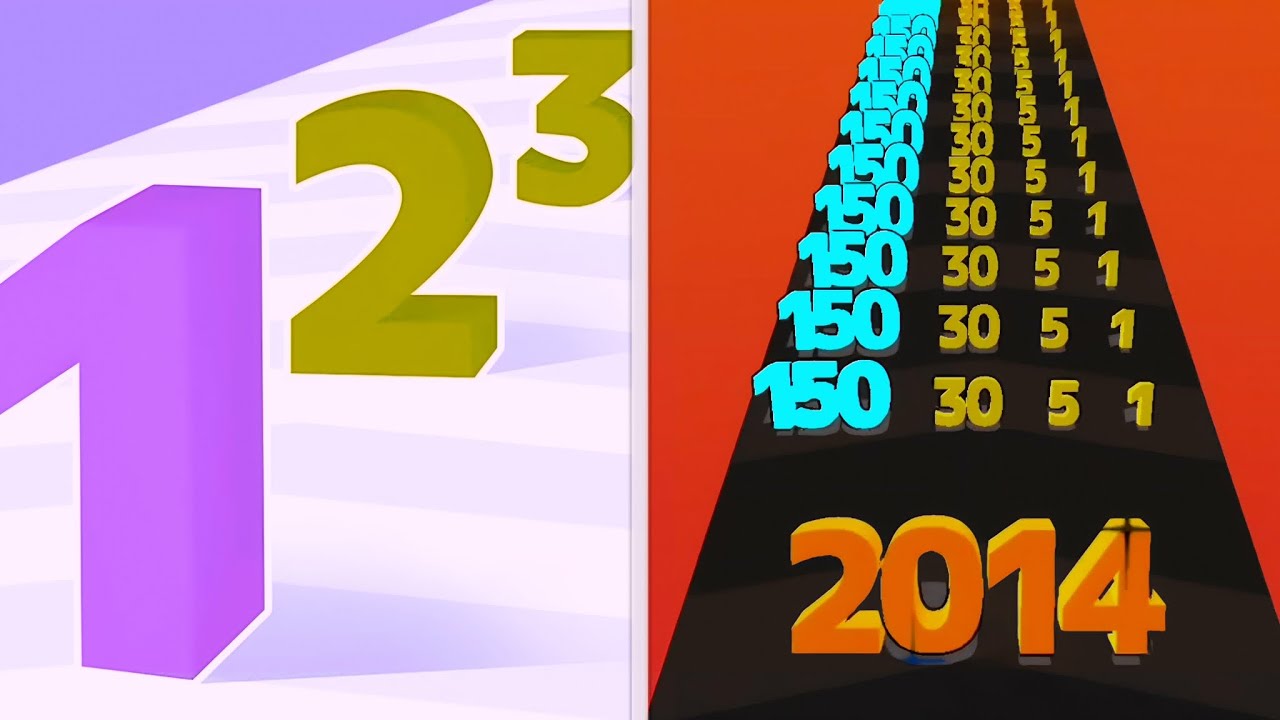 Number Master 🔢 vs Reverse  gameplay  Colour Run walkthrough , iOS Android New Update( part : 1791 )