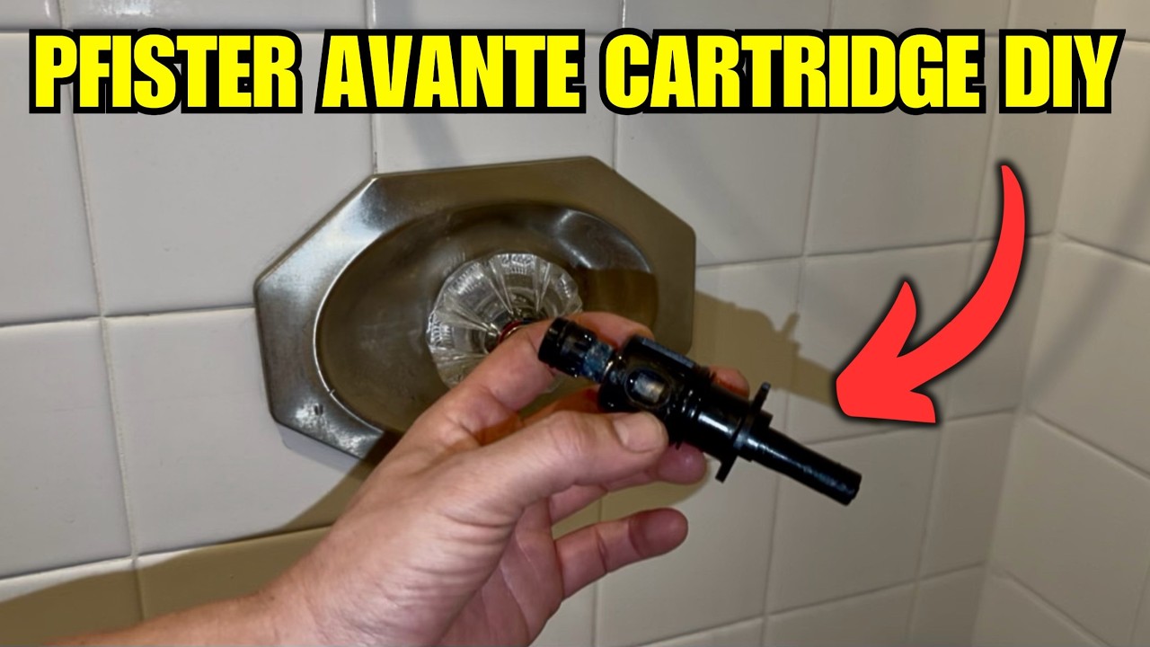 How To Replace Pfister Avante Cartridge S74-292 | Fix Running or Leaking Shower DIY